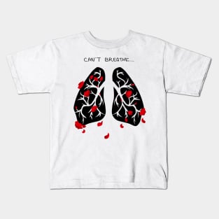 Hanahaki disease - Can't breathe BLACK Kids T-Shirt